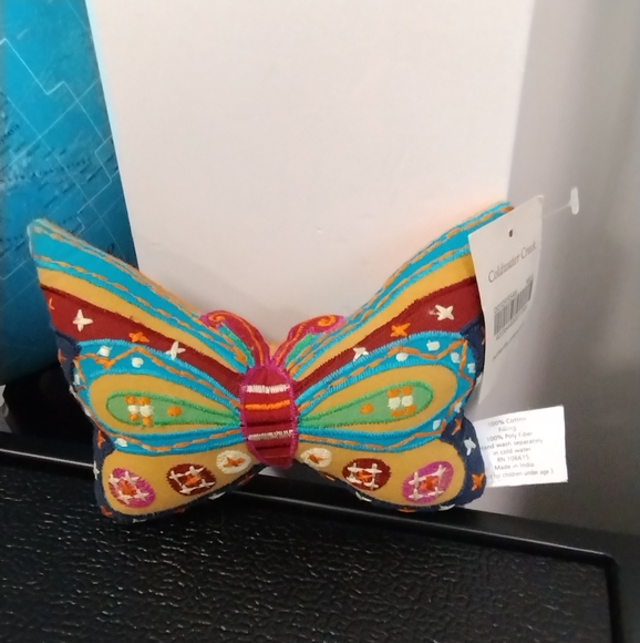 Coldwater Creek Butterfly Pillow ast bohemian colorful patterns fairy core - Picture 3 of 17